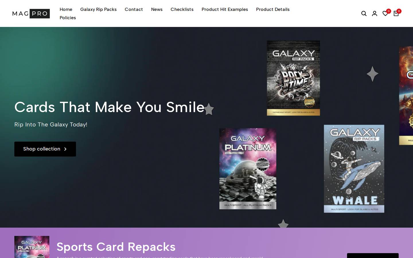 magprosupplies.com homepage screenshot