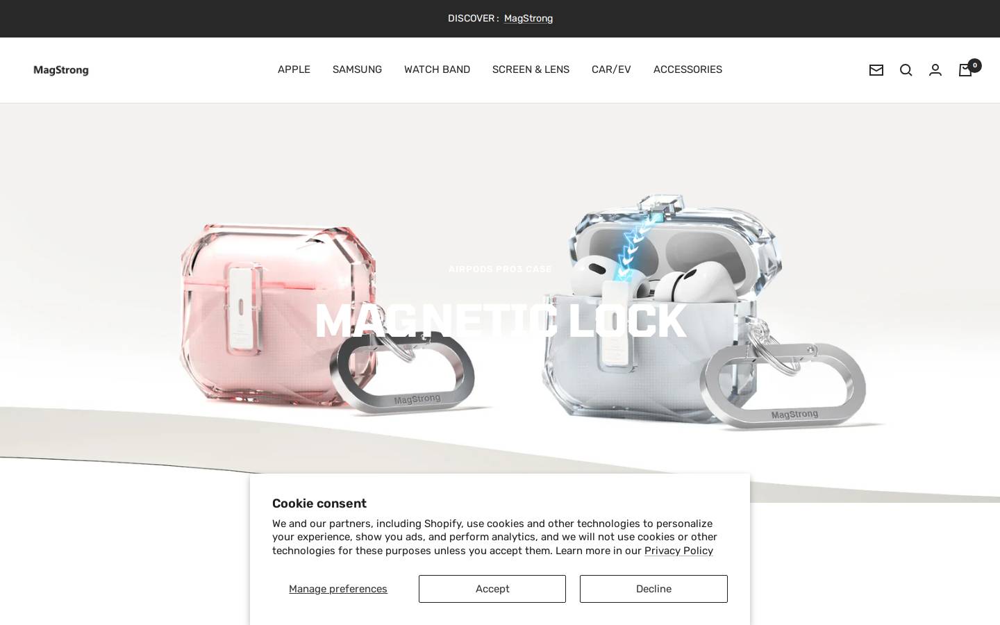 magstrong.com homepage screenshot