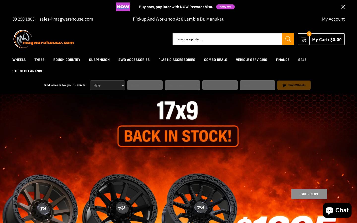 magwarehouse.com homepage screenshot