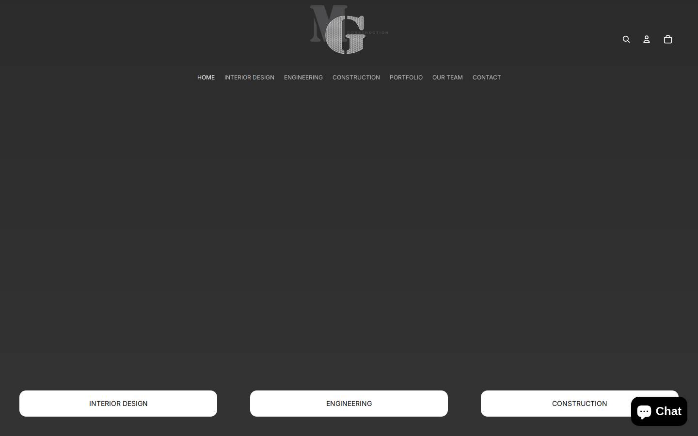 mahaconst.com homepage screenshot