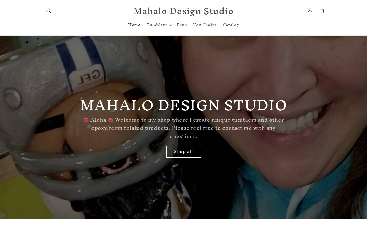 mahalodesignstudio.com homepage screenshot