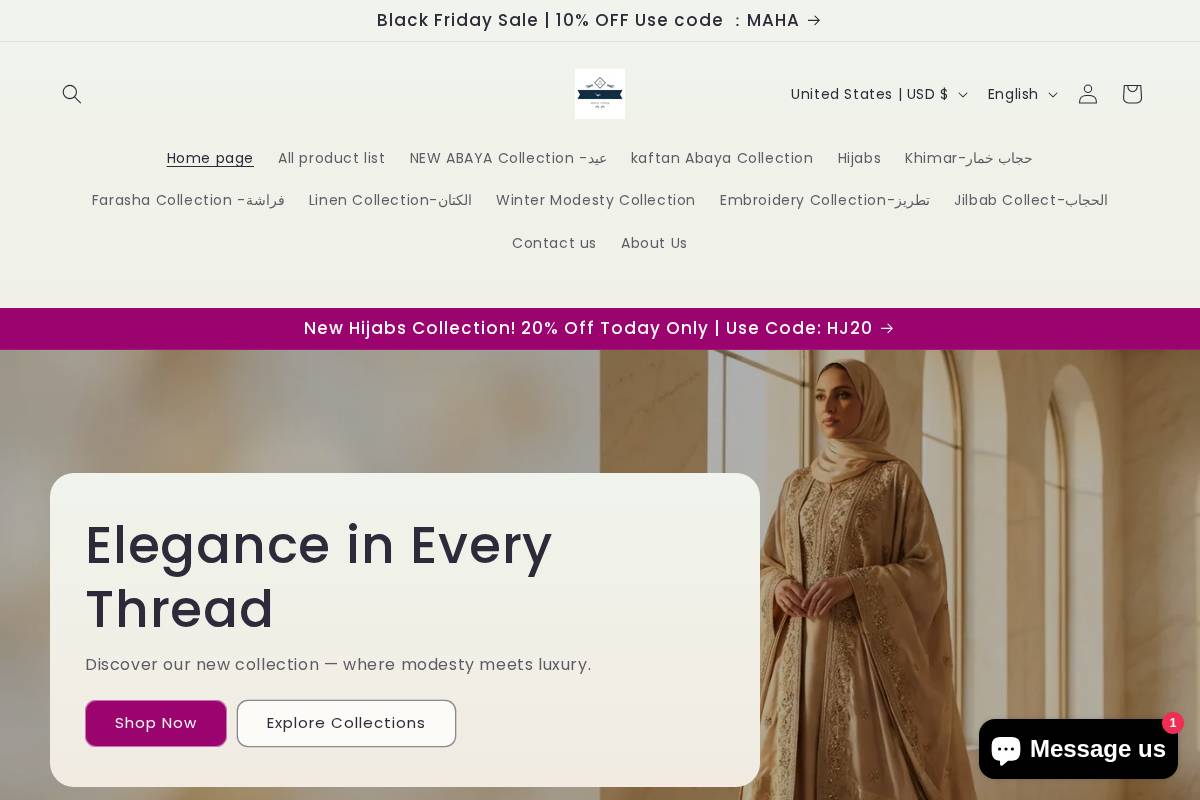 mahathelabel.com homepage screenshot