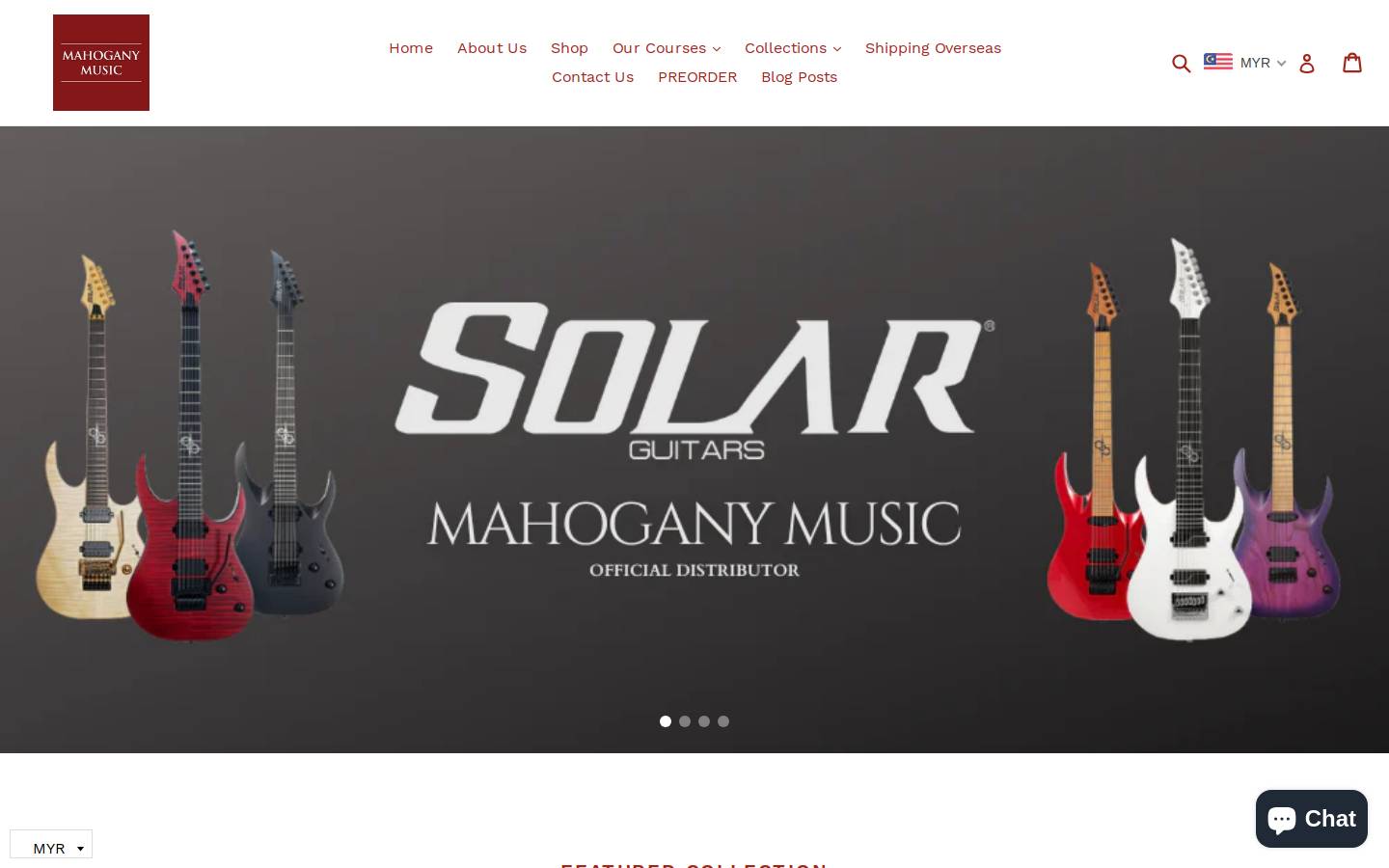 mahoganymusic.com.my homepage screenshot