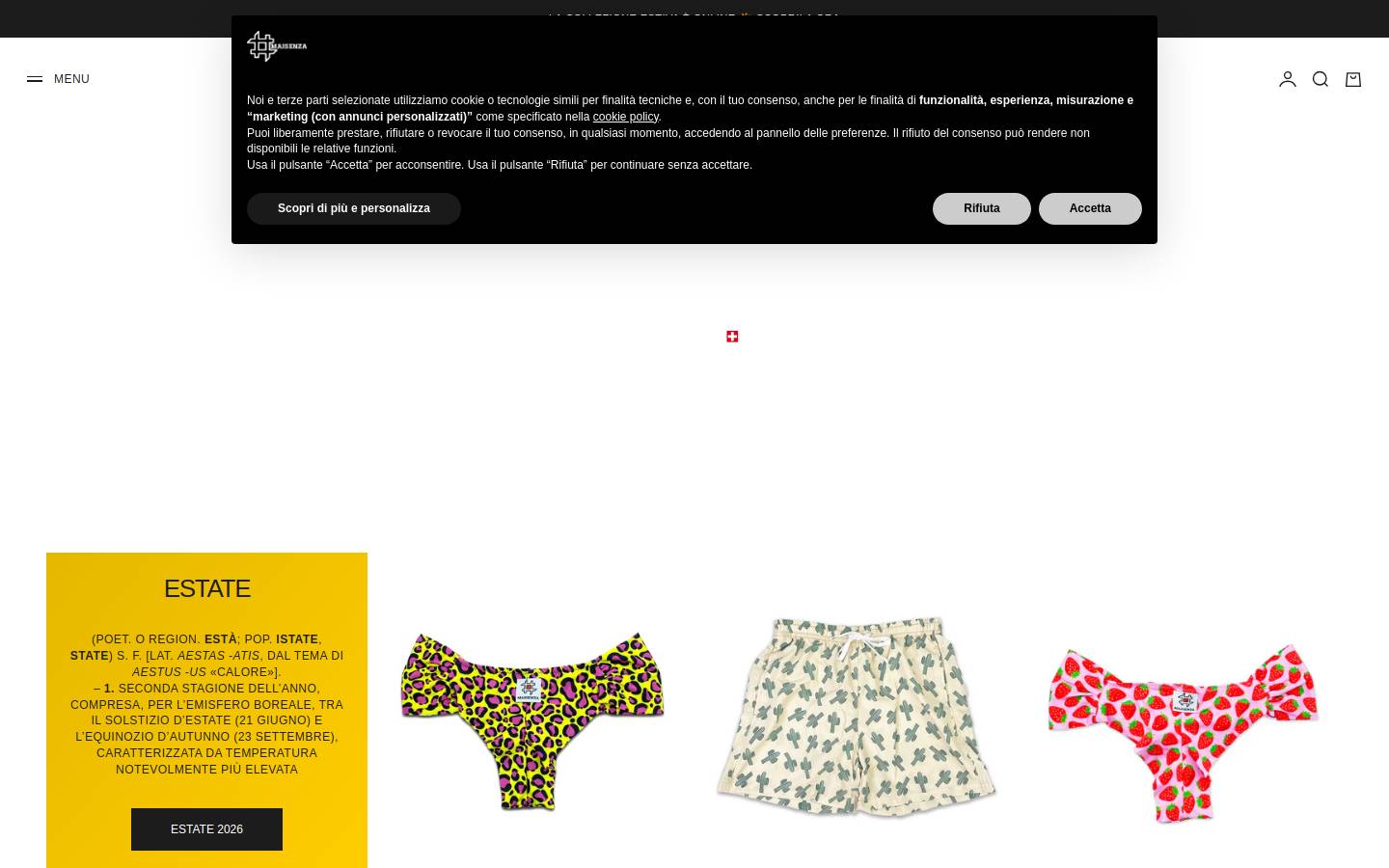 #MAISENZA homepage screenshot