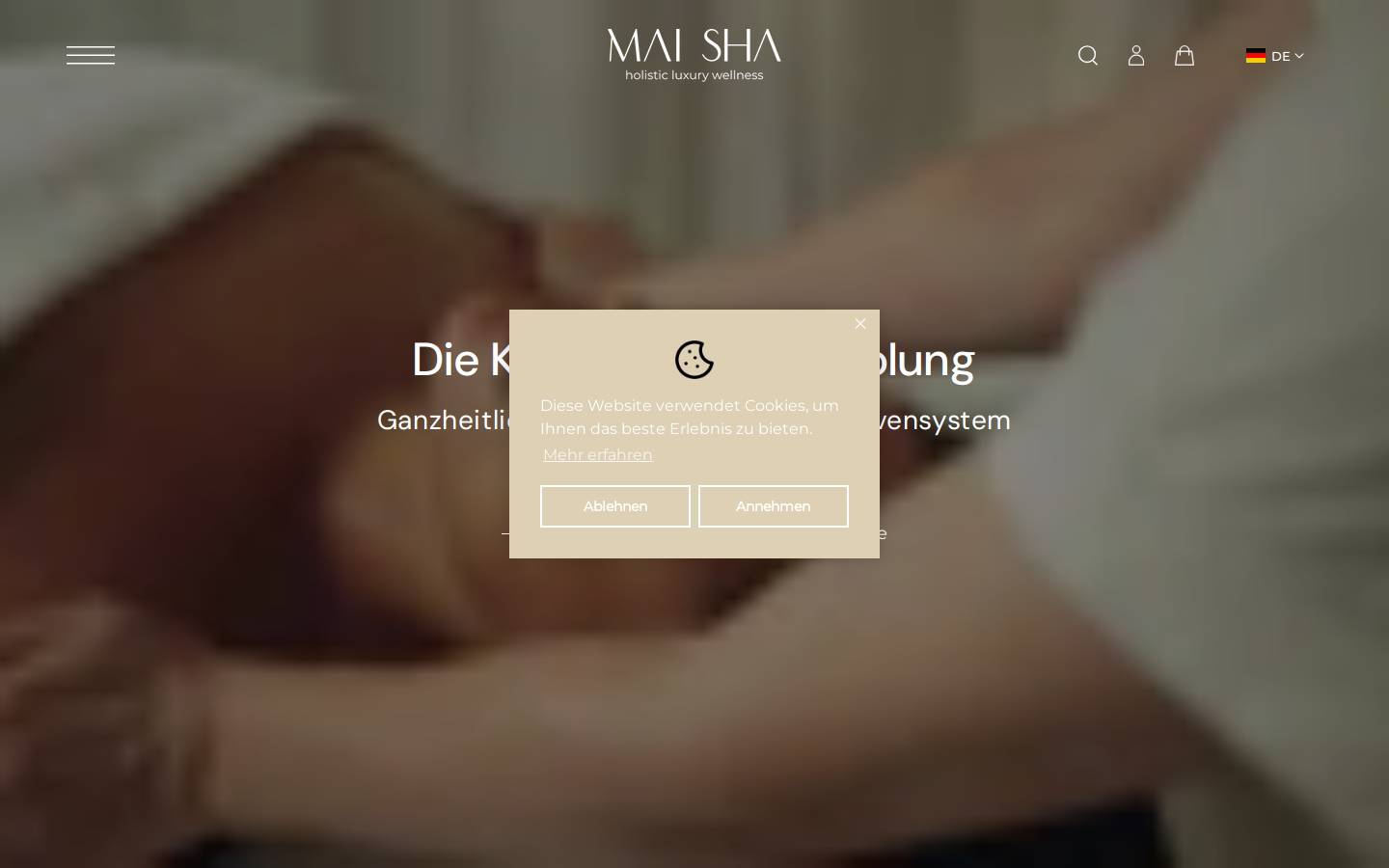 mai-sha.de homepage screenshot