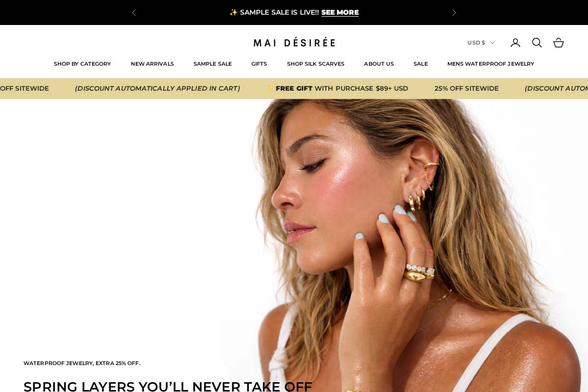 maidesiree.com homepage screenshot