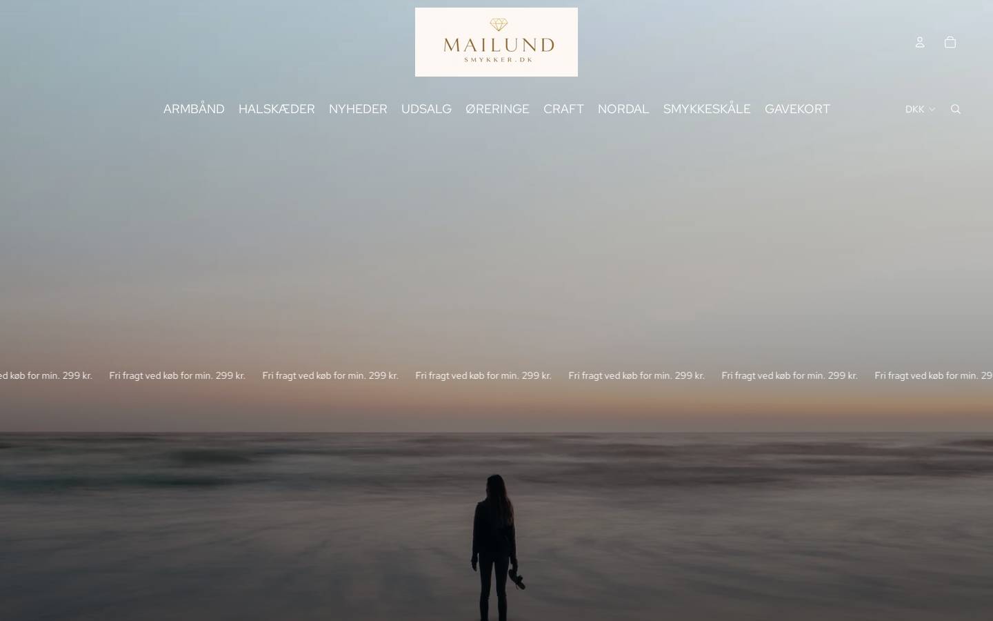 Mailund Smykker/Mailund Deluxe homepage screenshot
