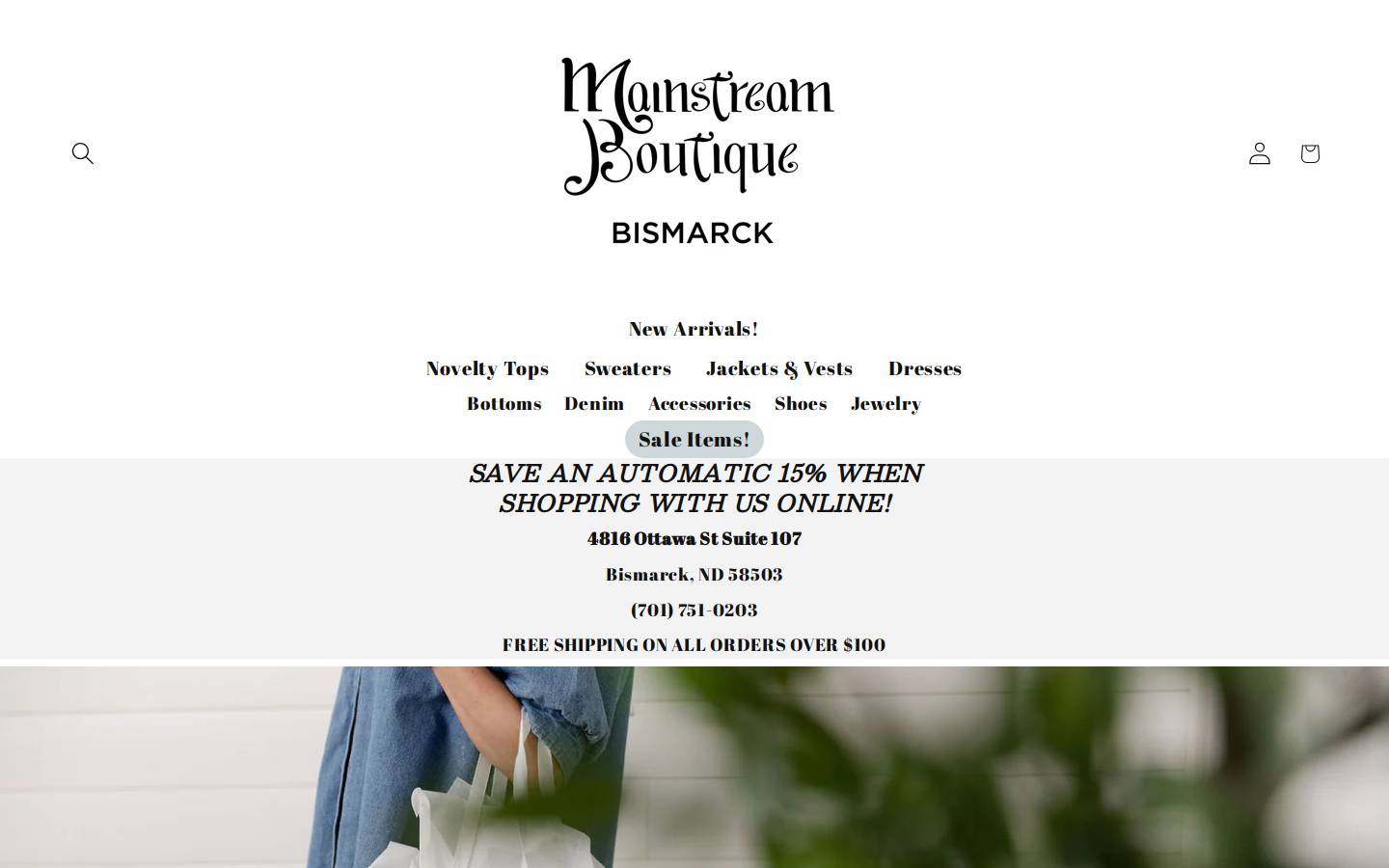 mainstreambis.com homepage screenshot