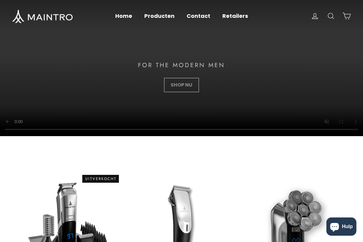 Maintro homepage screenshot