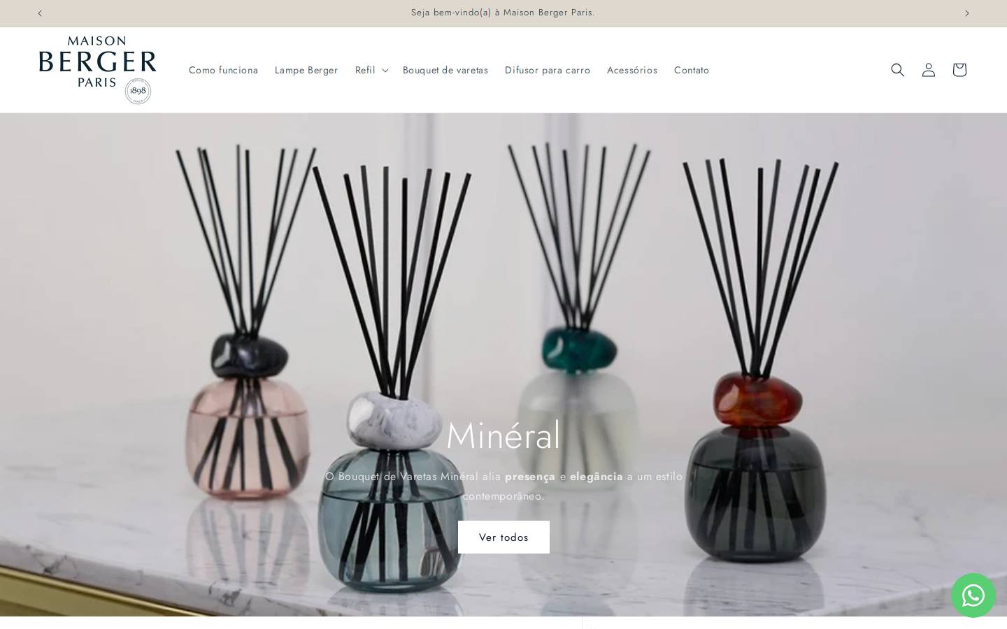 maison-berger.com.br homepage screenshot