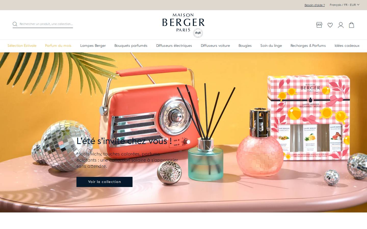 maison-berger.fr homepage screenshot