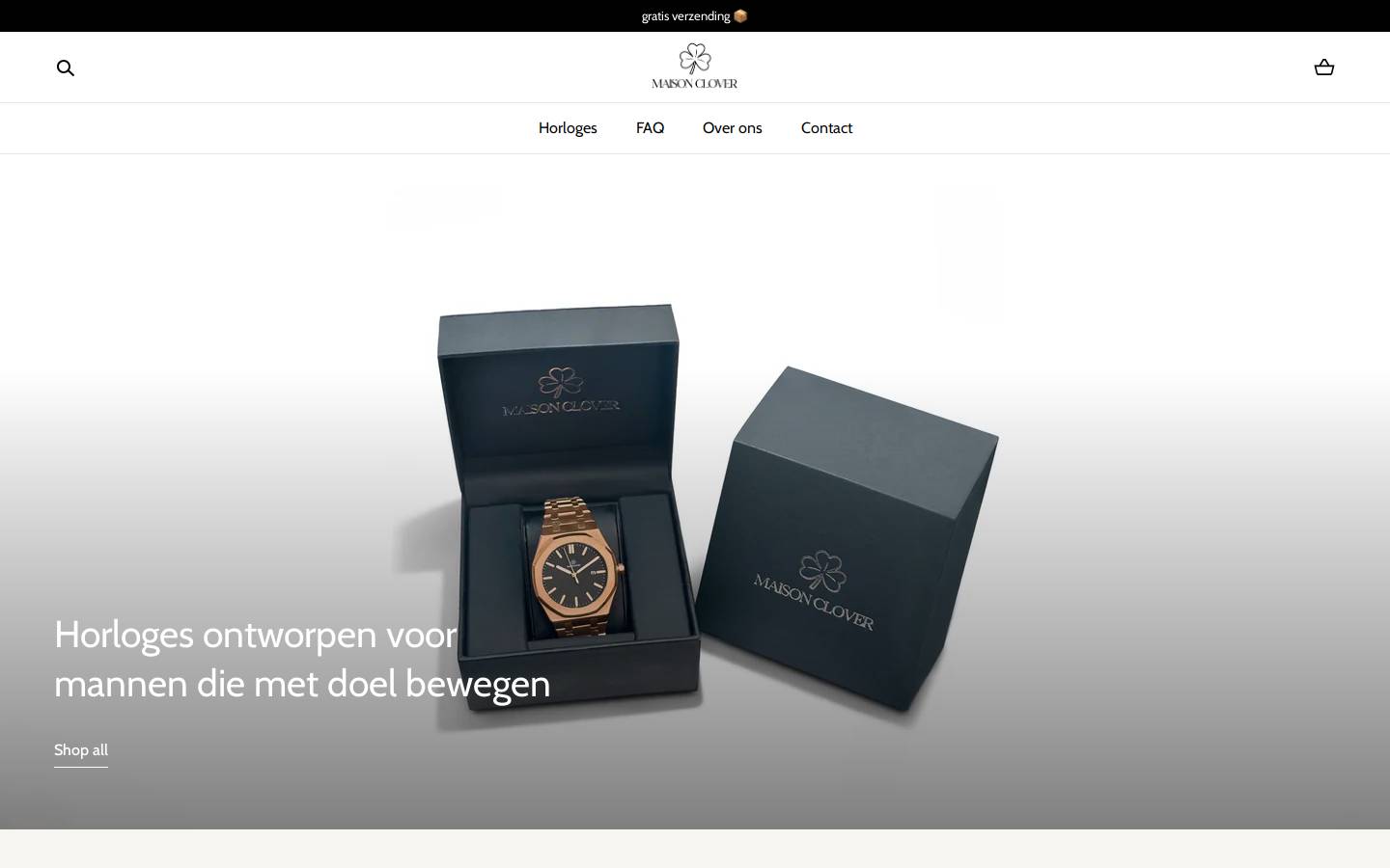Maison Clover homepage screenshot