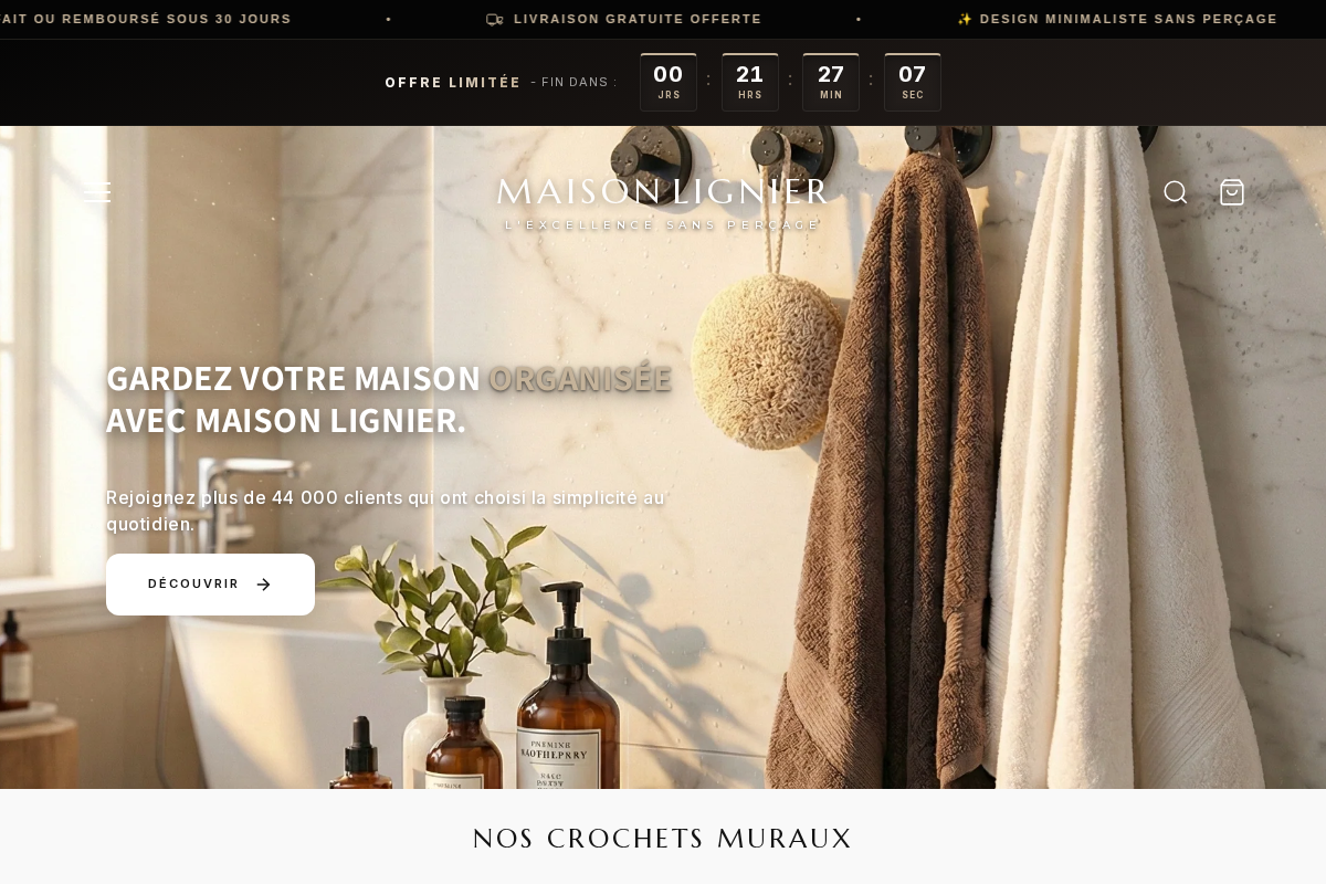 maison-lignier.com homepage screenshot
