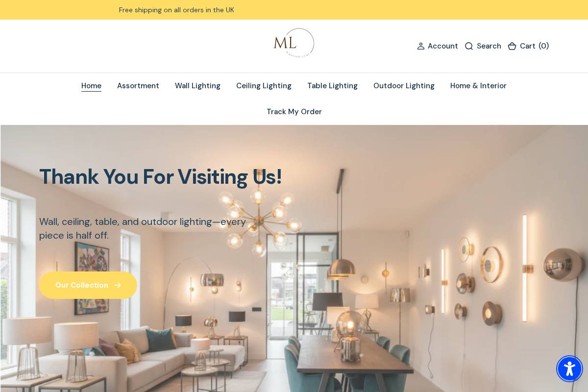 Maison Lumi homepage screenshot