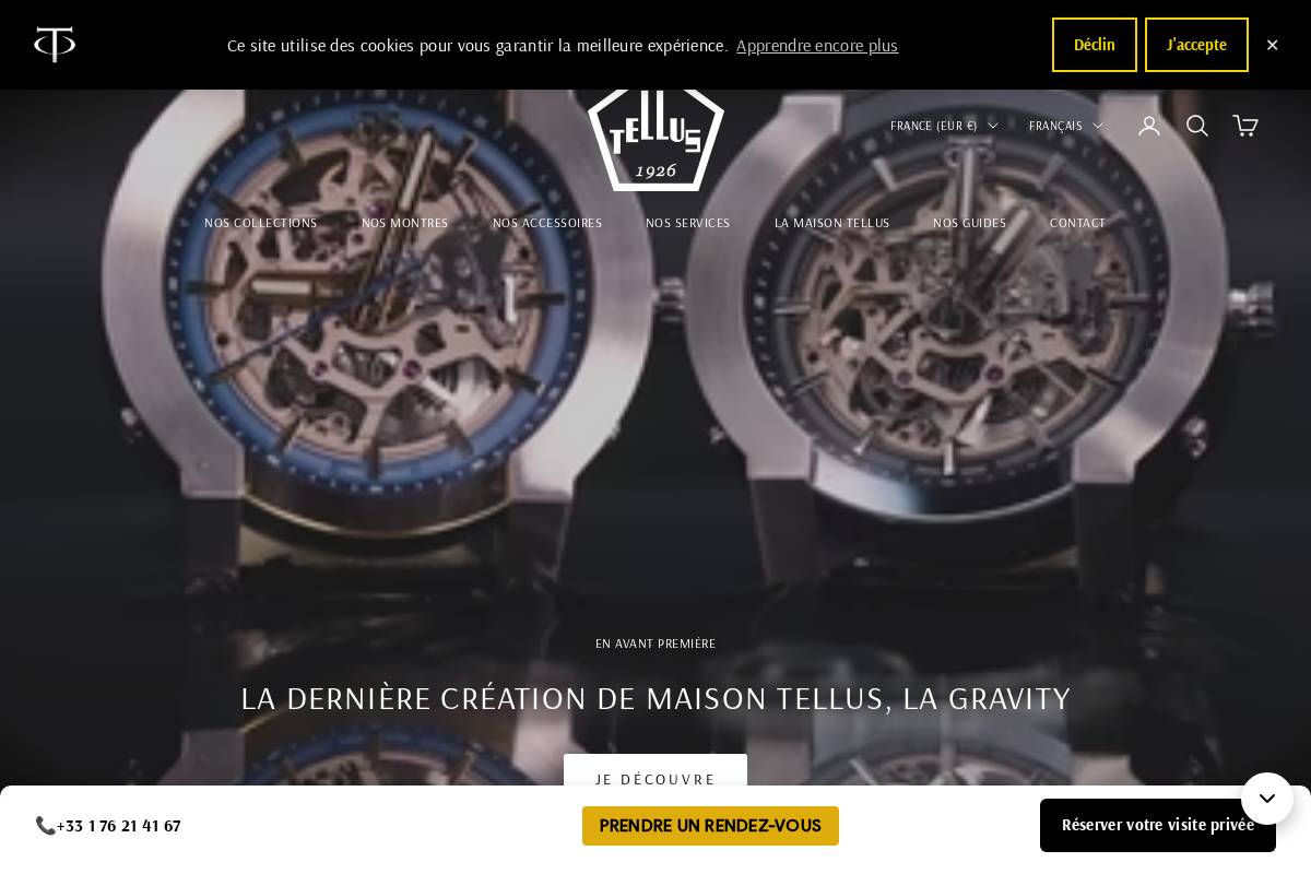 maison-tellus.com homepage screenshot