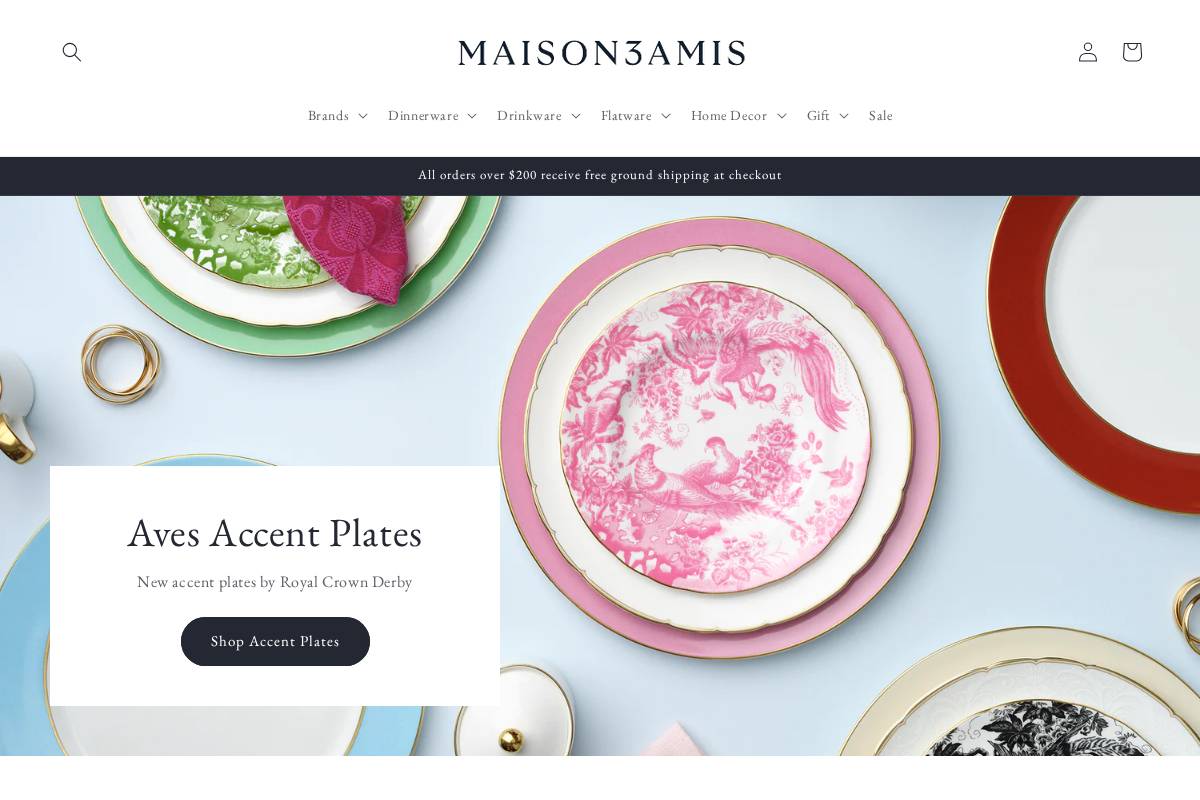 maison3amis.com homepage screenshot