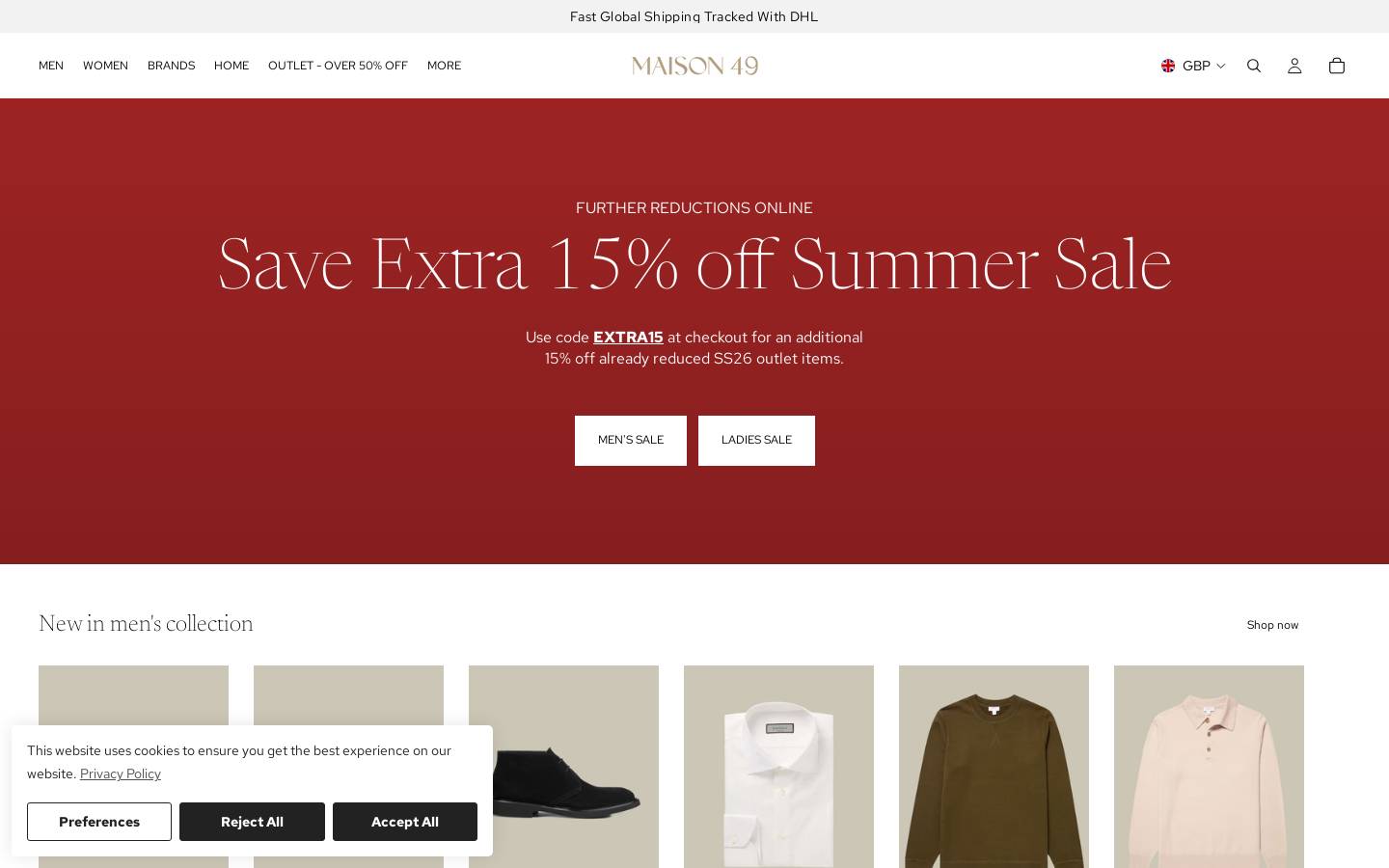 Maison49 homepage screenshot