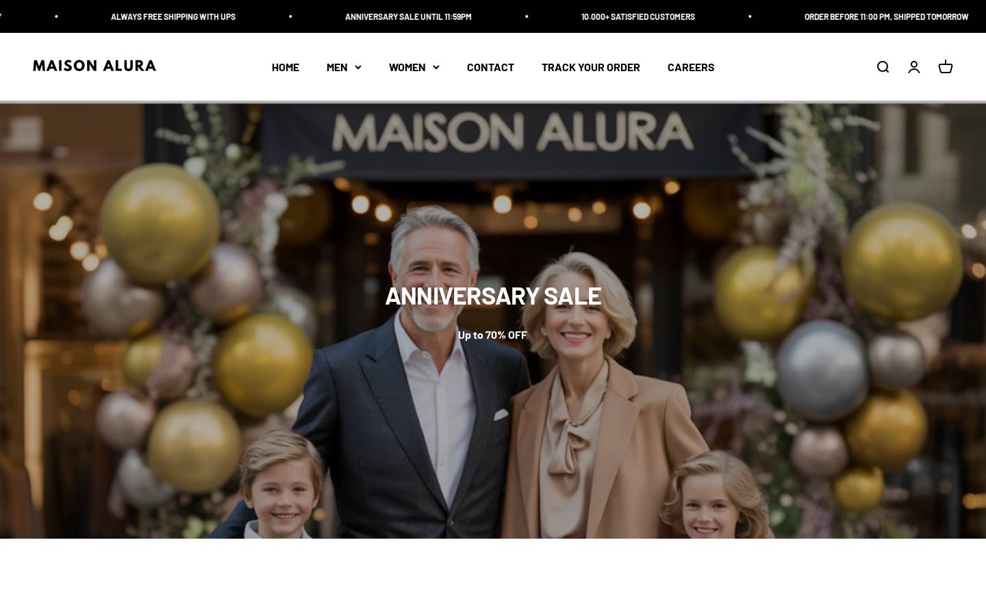 Maisonalura homepage screenshot