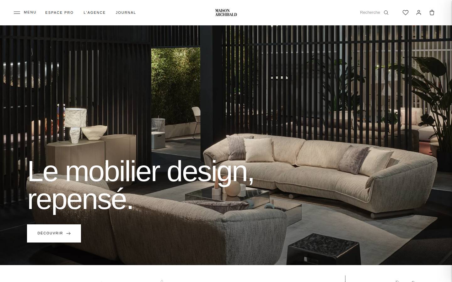 maisonarchibald.com homepage screenshot