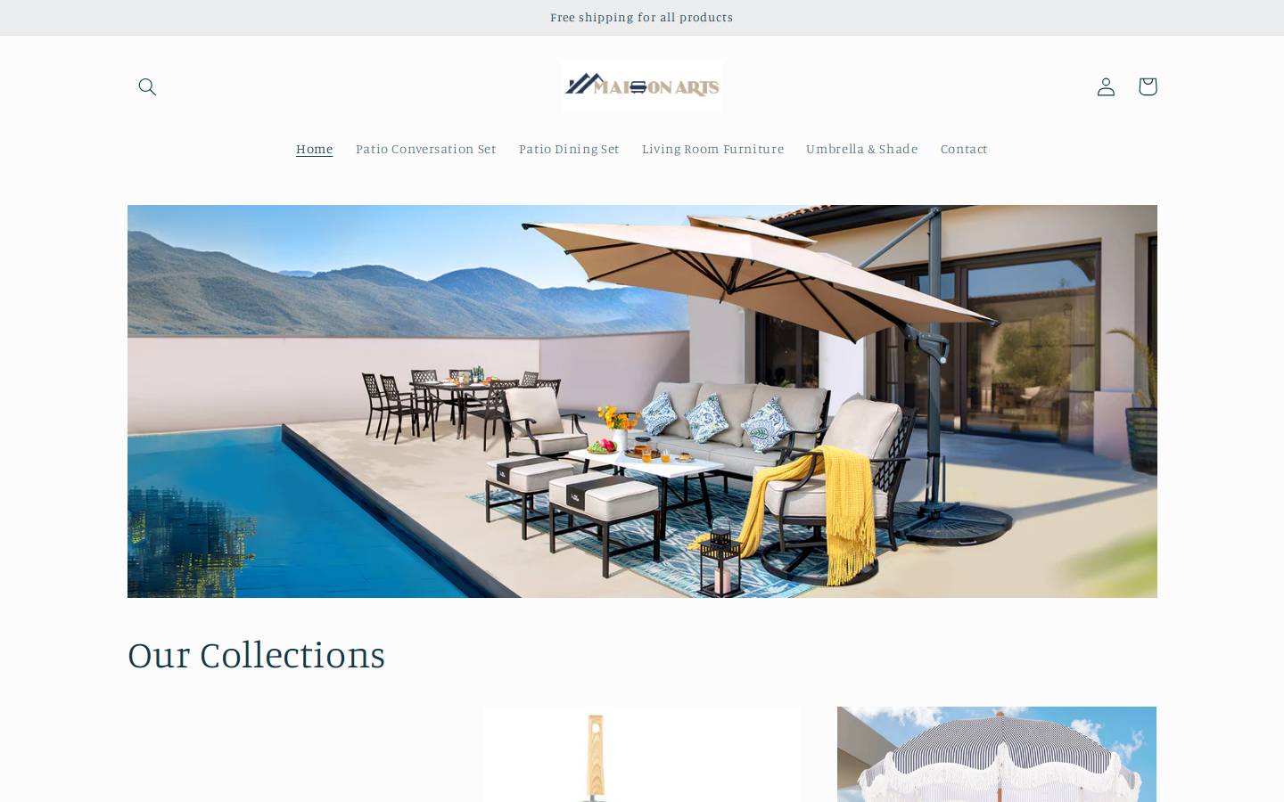 maisonartsus.com homepage screenshot