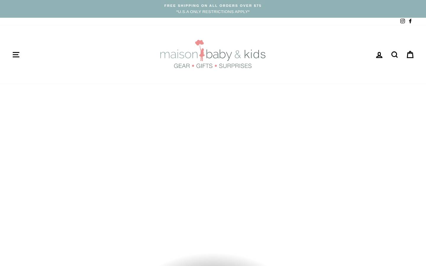 Maisonbabyandkids homepage screenshot