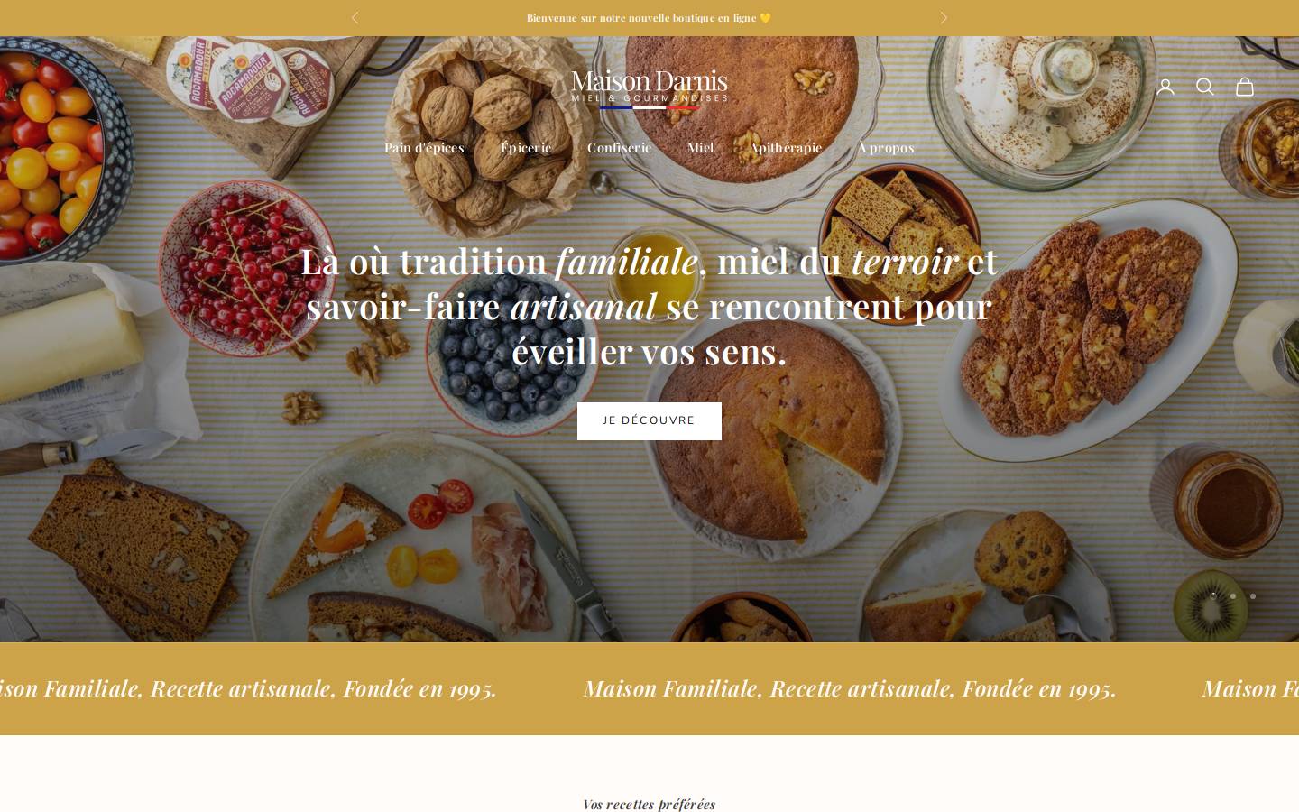 maisondarnis.fr homepage screenshot
