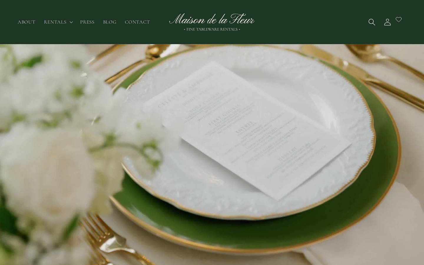 maisondelafleur.com homepage screenshot
