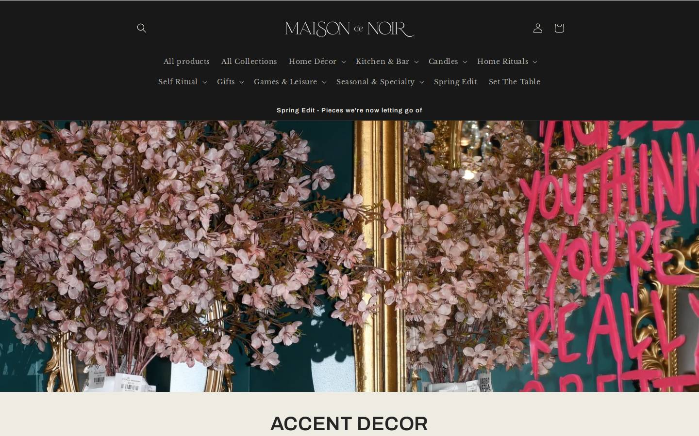 maisondenoir.ca homepage screenshot
