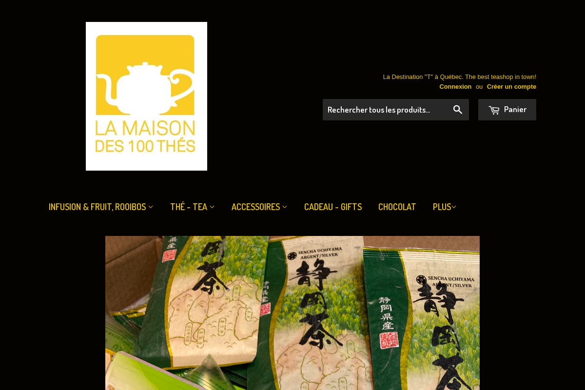 maisondes100thes.com homepage screenshot