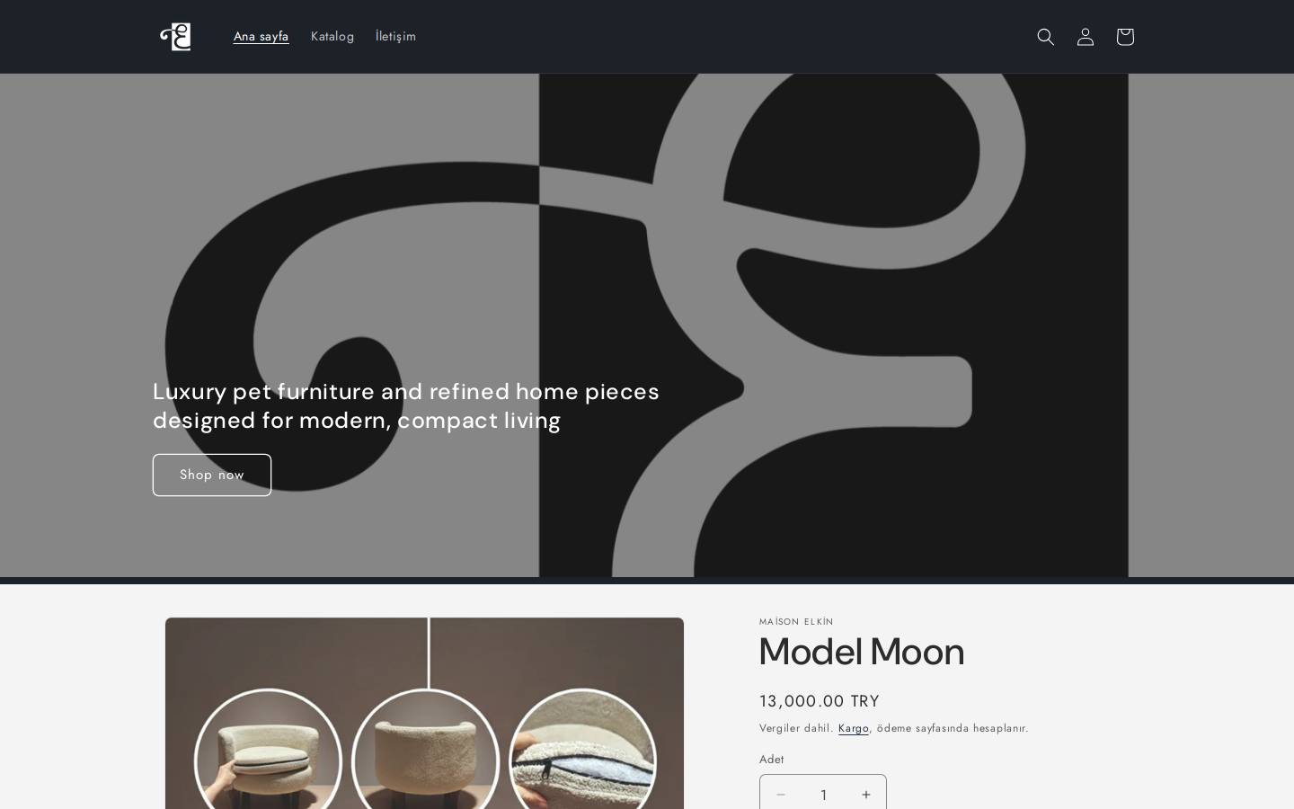 maisonelkin.com homepage screenshot