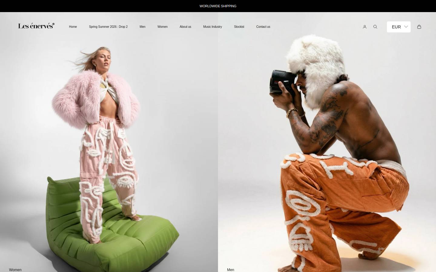 maisonlesenerves.com homepage screenshot