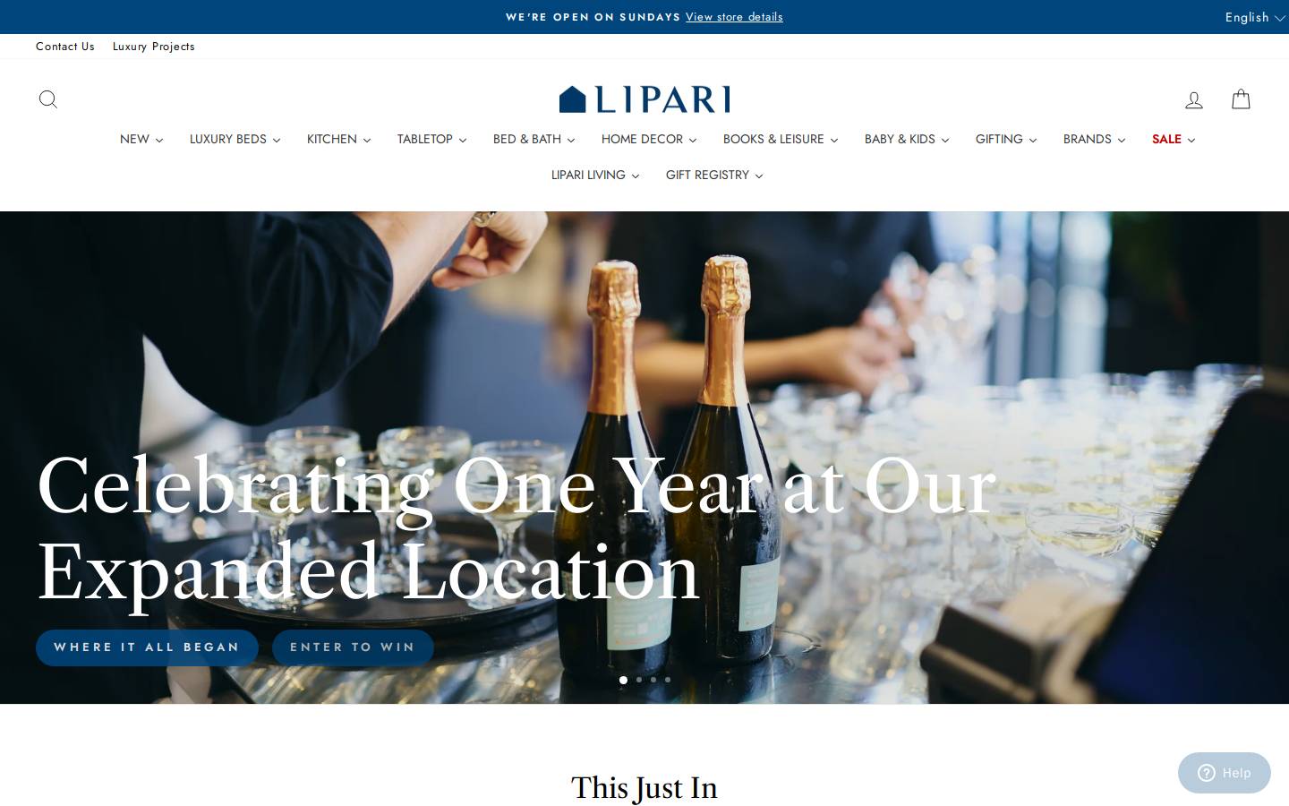 maisonlipari.ca homepage screenshot
