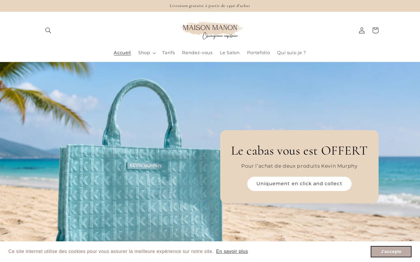 maisonmanonchirurgiennecapillaire.com homepage screenshot
