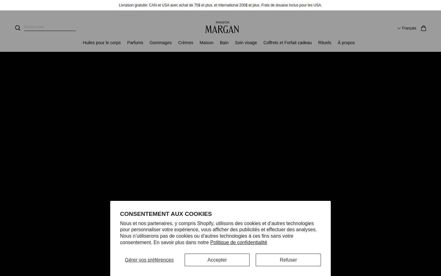 maisonmargan.com homepage screenshot