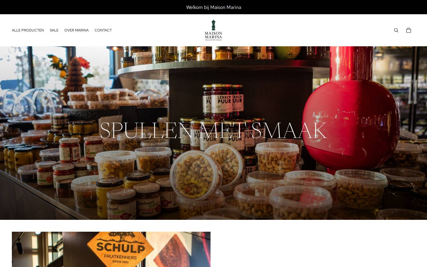 maisonmarina.nl homepage screenshot