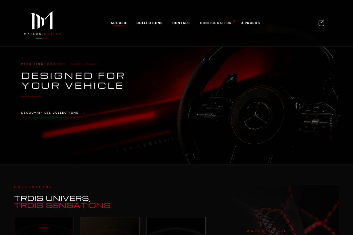 maisonmotion.fr homepage screenshot