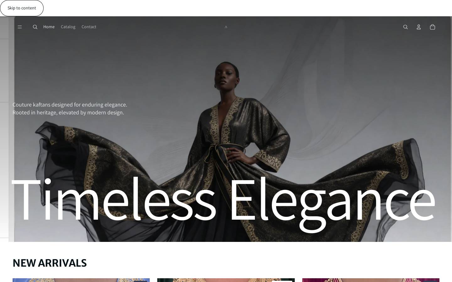 maisonnelya.com homepage screenshot