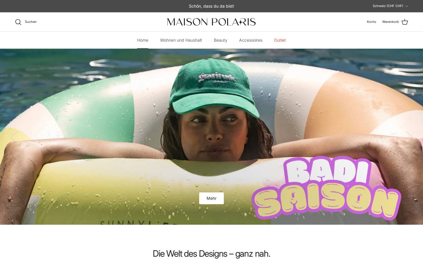 maisonpolaris.ch homepage screenshot