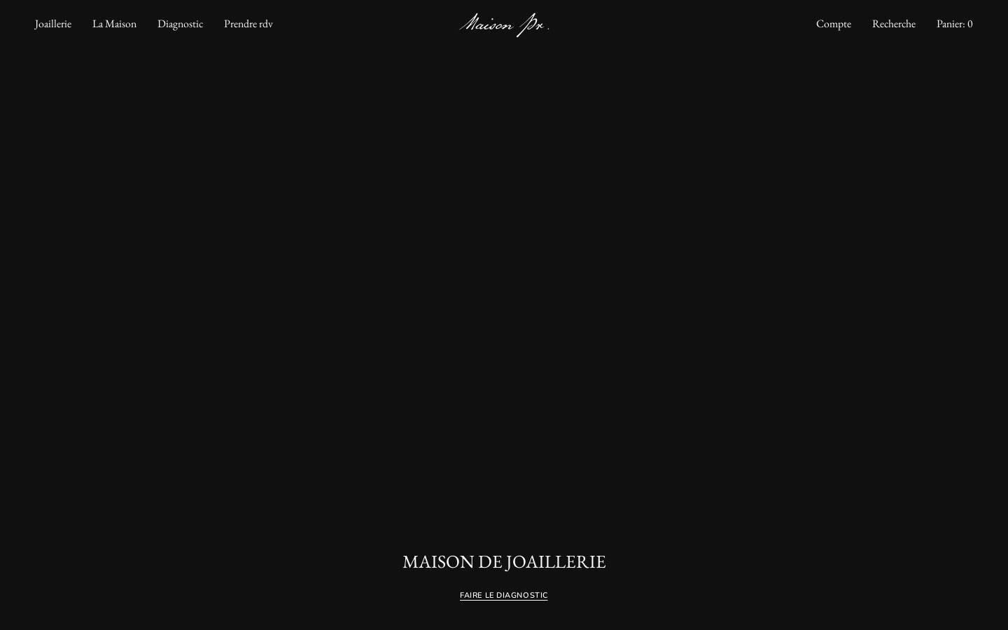 maisonpr.fr homepage screenshot