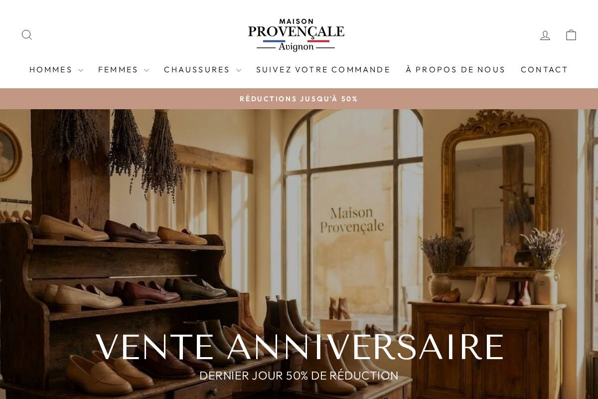 Maisonprovencale homepage screenshot