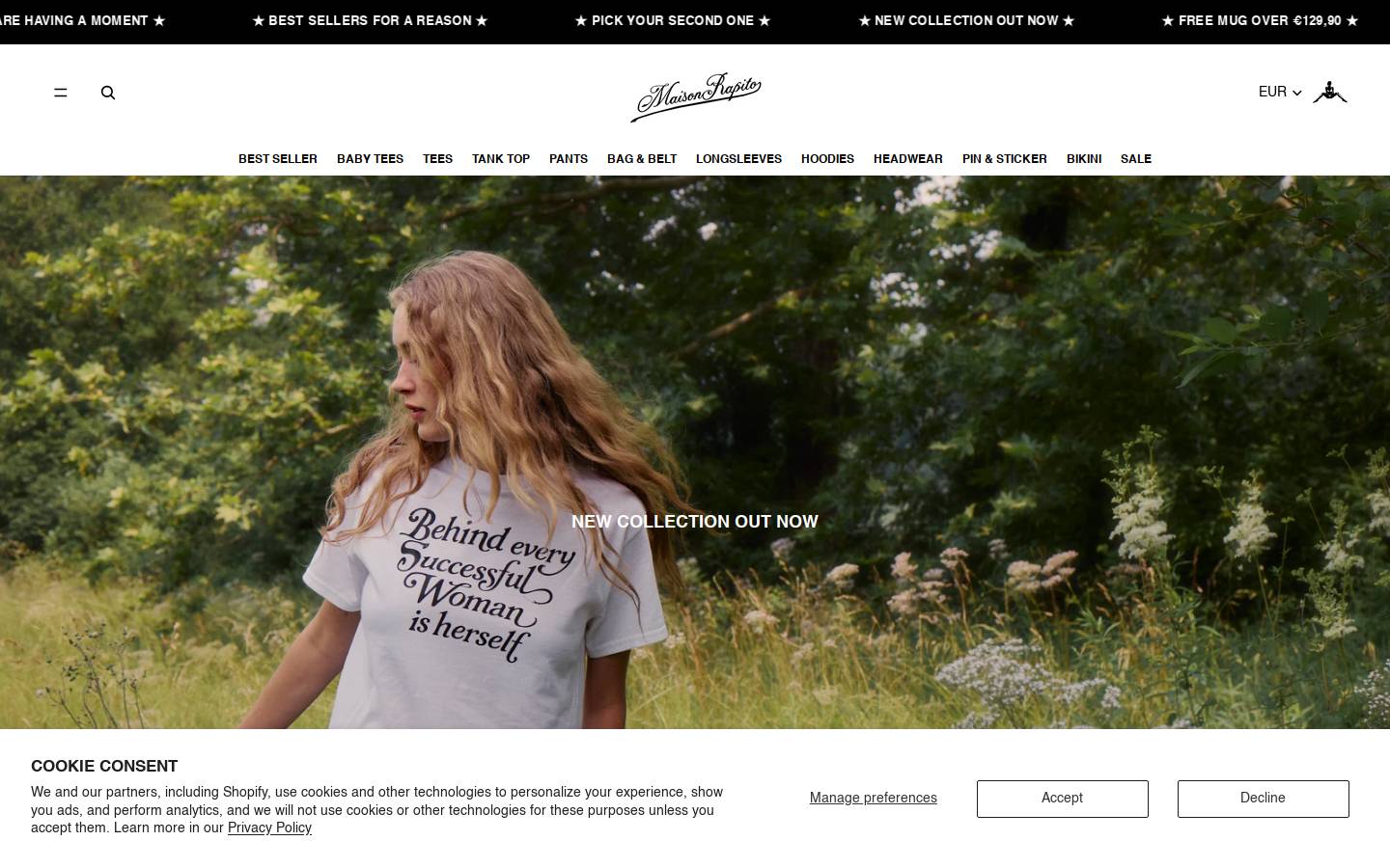 Maison Rapito homepage screenshot