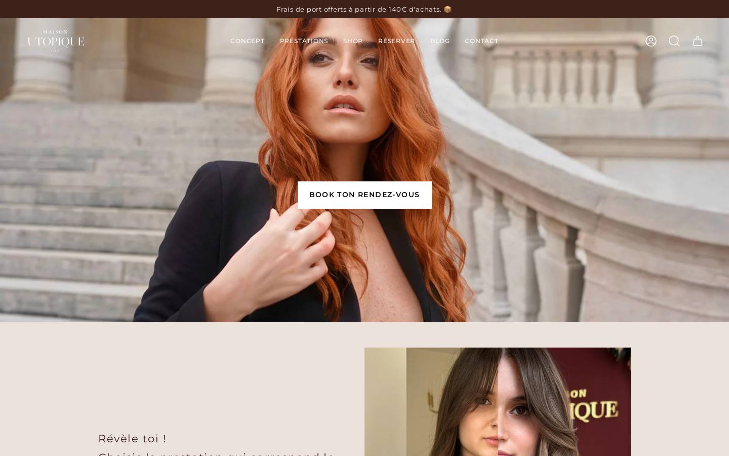 maisonutopique.fr homepage screenshot