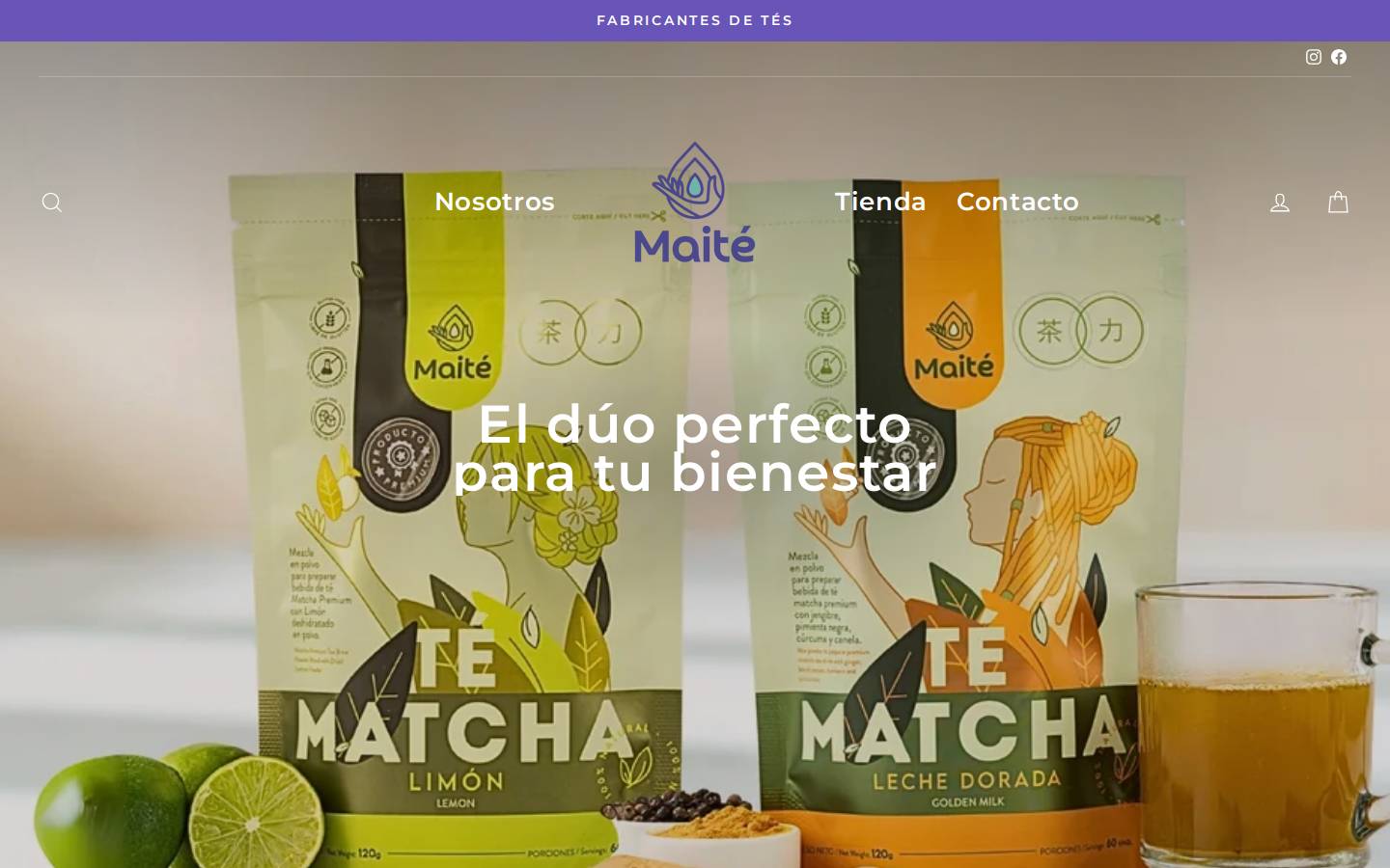 maite.co homepage screenshot