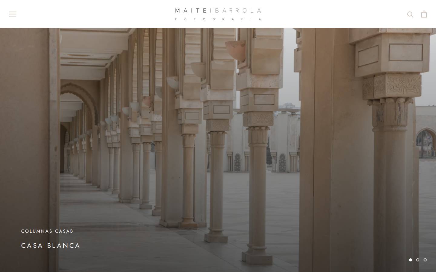 maiteibarrola.com homepage screenshot