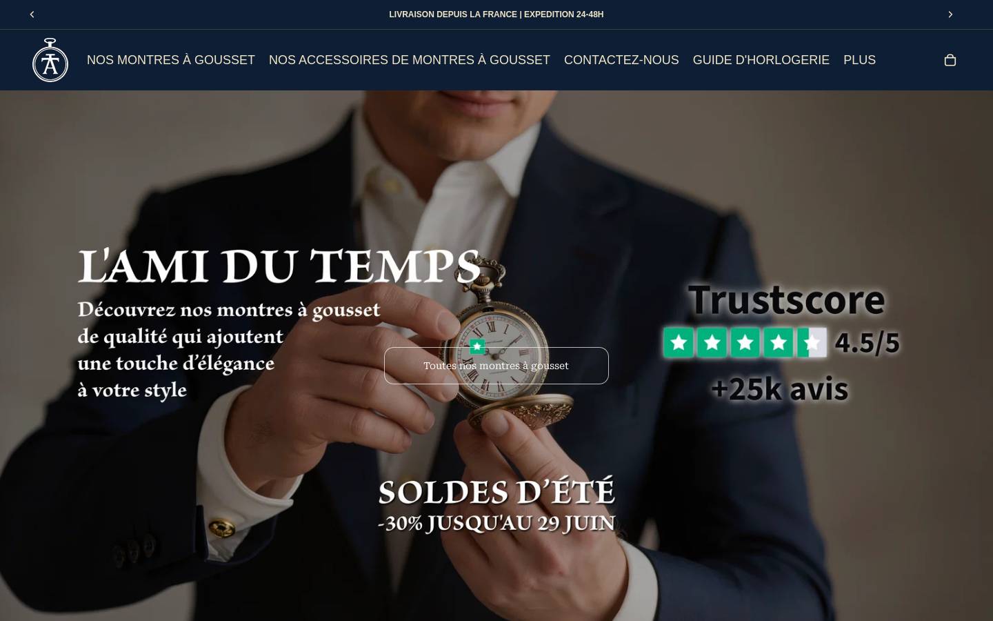 maitregousset.com homepage screenshot