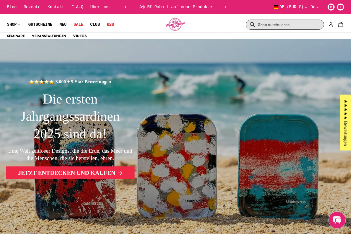 Maître Philippe & Filles homepage screenshot