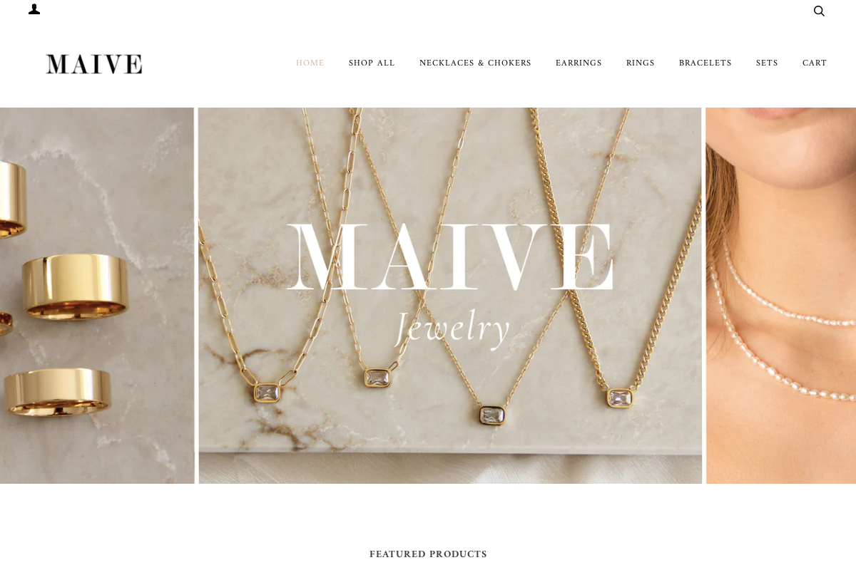 MAIVE homepage screenshot