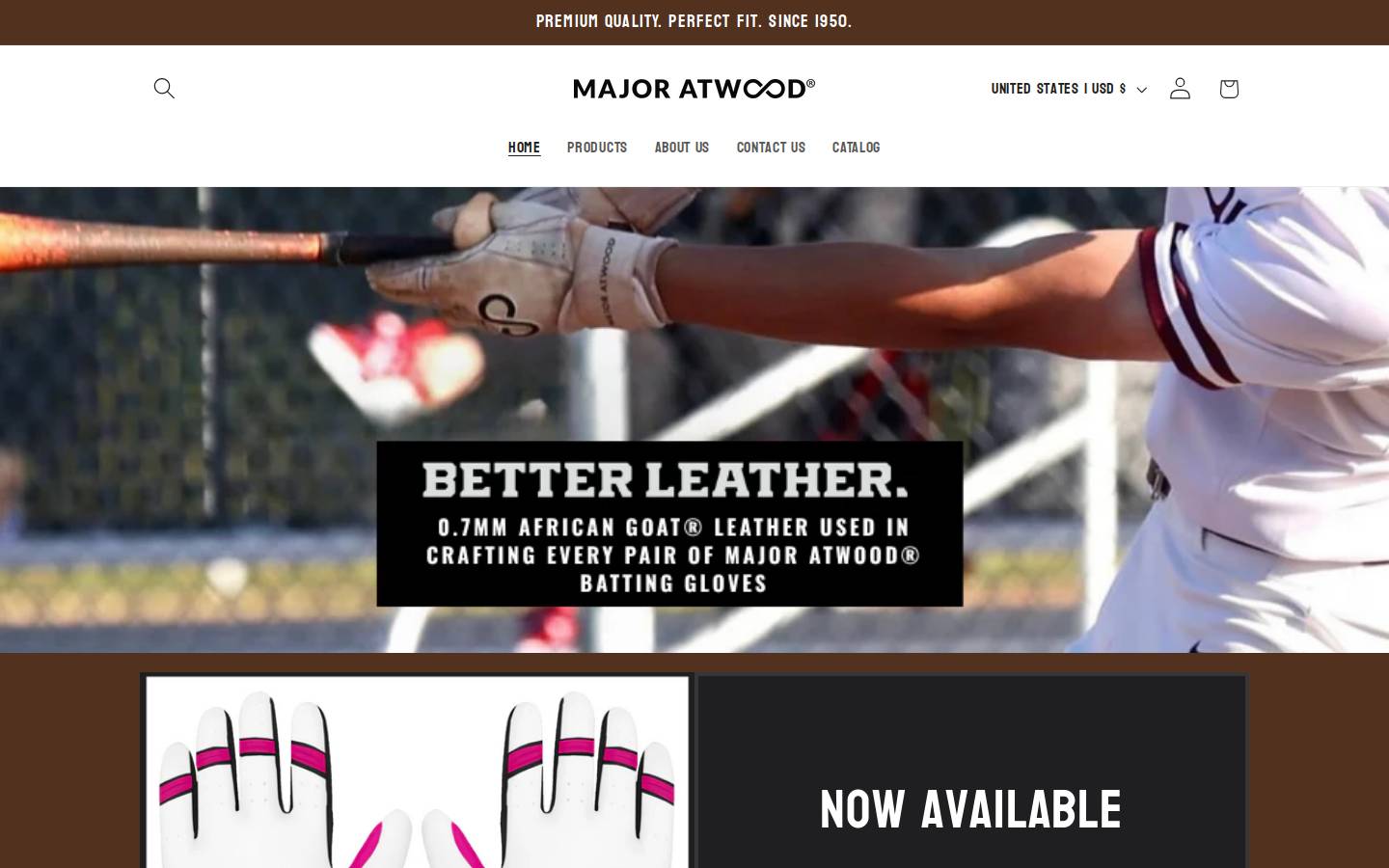 majoratwood.com homepage screenshot