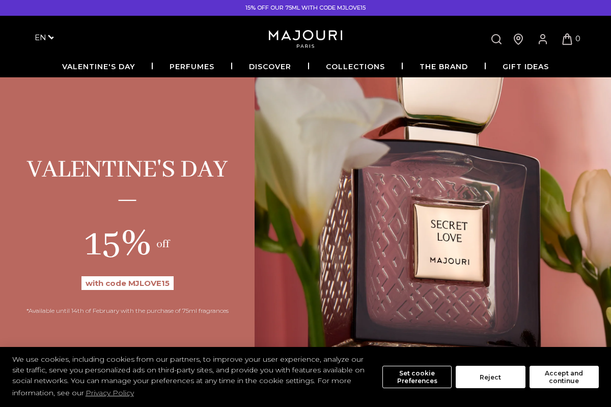 MAJOURI homepage screenshot