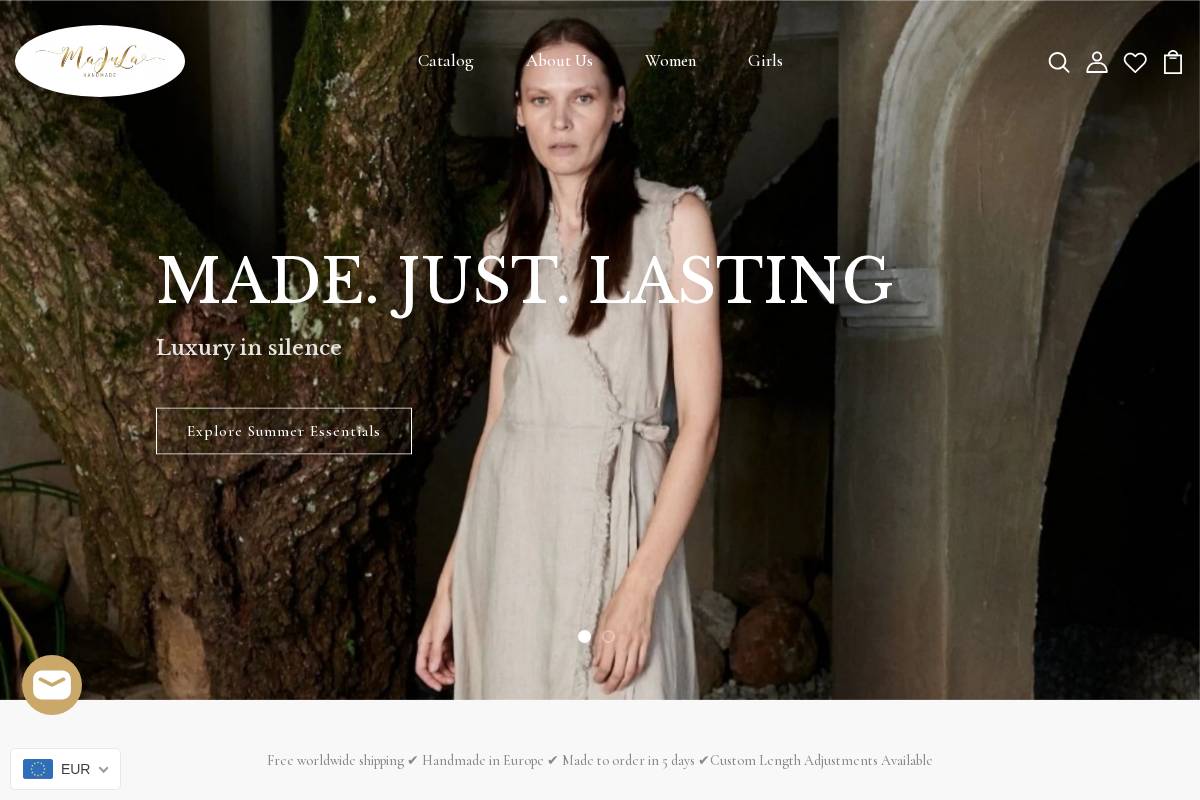 majulahandmade.com homepage screenshot